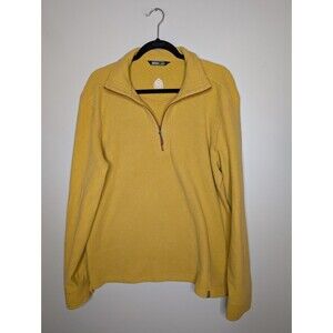 Stio Turpin Fleece Half Zip Mustard Yellow Men L